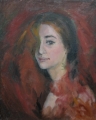 Girl-Fall<br />
(1988; oil on canvas; 55х44,5cm)
