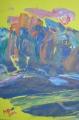 Autumn Landscape<br />
(2006; colored cardboard, oil; 15х10сm)
