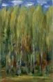 Birches<br />
(2001, oil on cardboard; 18x12сm) 