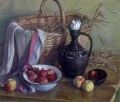 "Autumn Still Life"<br />
(1986, oil on canvas; 75х86сm)