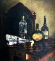 "Aristocrat"<br />
(1988, oil on canvas; 87х75сm)