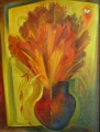 "Flame unity"<br />
((1991, oil on canvas; 80х60сm)<br />
