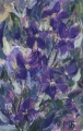 "Violets"<br />
(2004, oil on cardboard; 15х10сm)