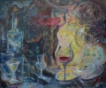 Delirium<br />
(2006, oil on canvas on cardboard, oil, 50х60сm)