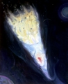 Horror<br />
(1991, oil on canvas, 60,5х50сm)