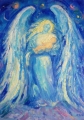 Guardian angel<br />
(2011, oil on canvas on cardboard, 35h25сm)