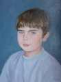 Portrait of Nikita Kulikov<br />
(2013, oil on canvas on cardboard, 40х30сm)